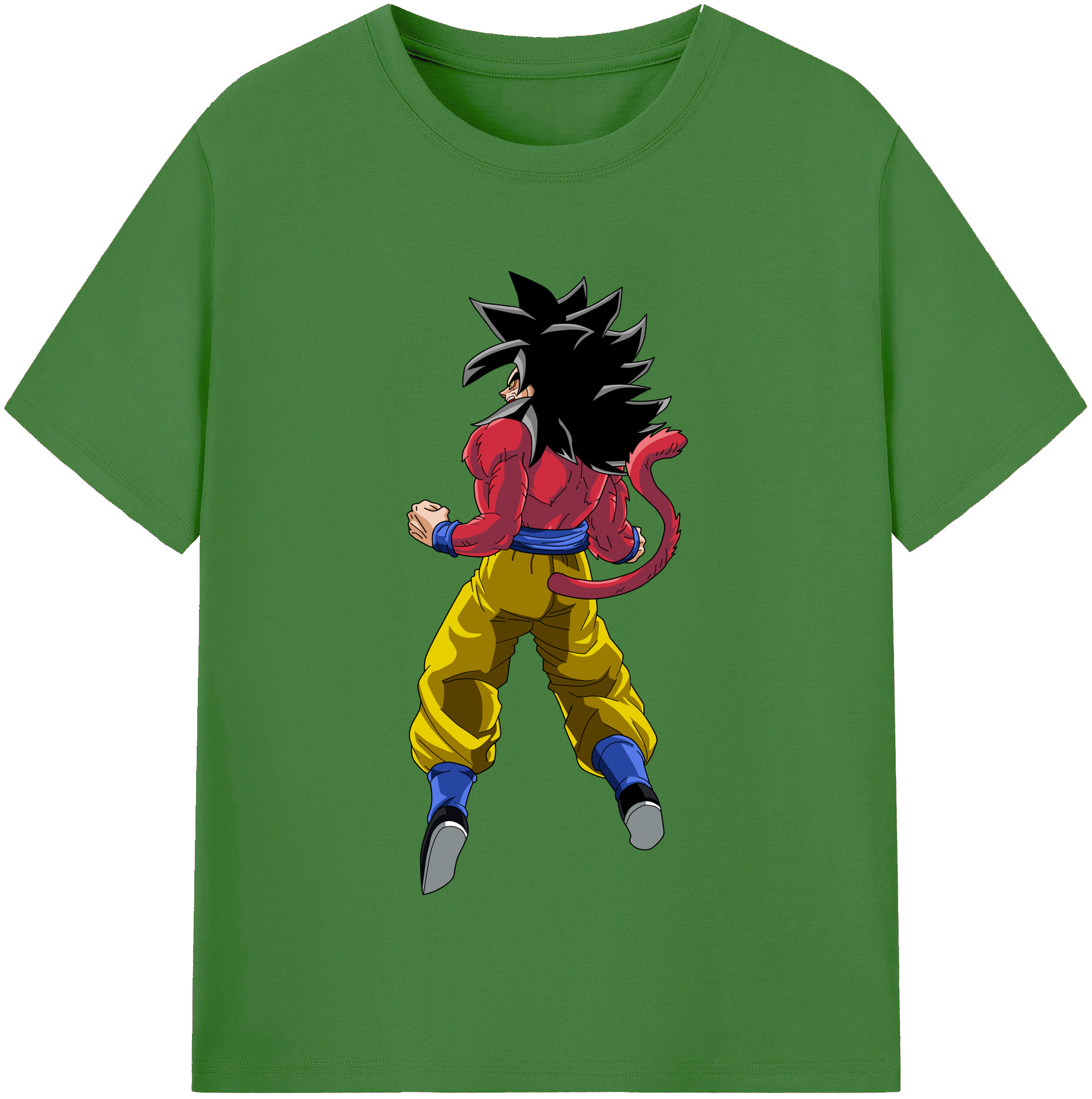 （画像用） ドラゴンボール 孫悟空（そん ごくう）Son Goku カカロット DRAGON BALL Kakarotto レディースカジュアルプリントTシャツ（綿100％）